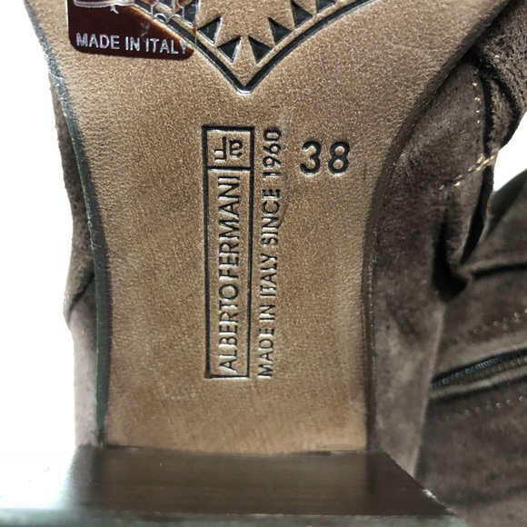 Alberto Fermani brown suede boots size 38 - Picture 8 of 8